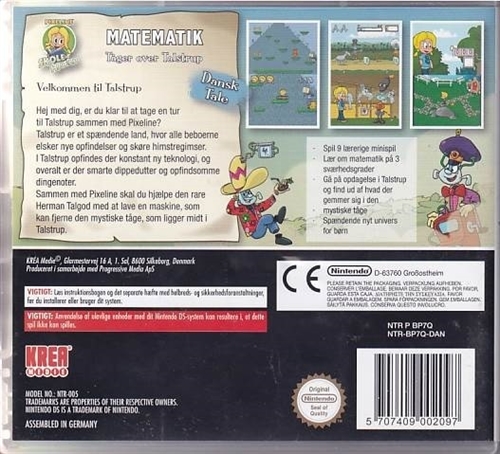Pixeline - Matematik - Tåger over Talstrup - Nintendo DS (B Grade) (Genbrug)